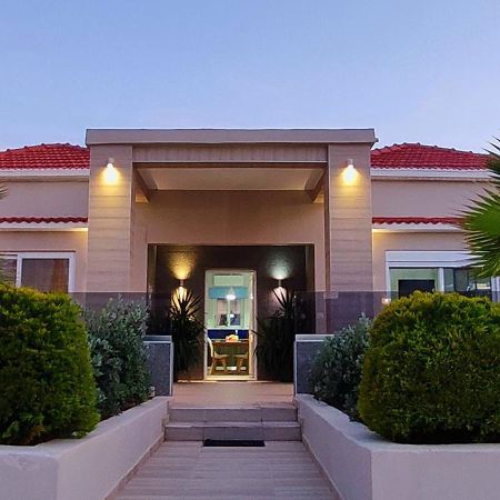 Luxury Villa Eva-Mari With Jacuzzi, 50M From The Beach Stalos Exterior photo